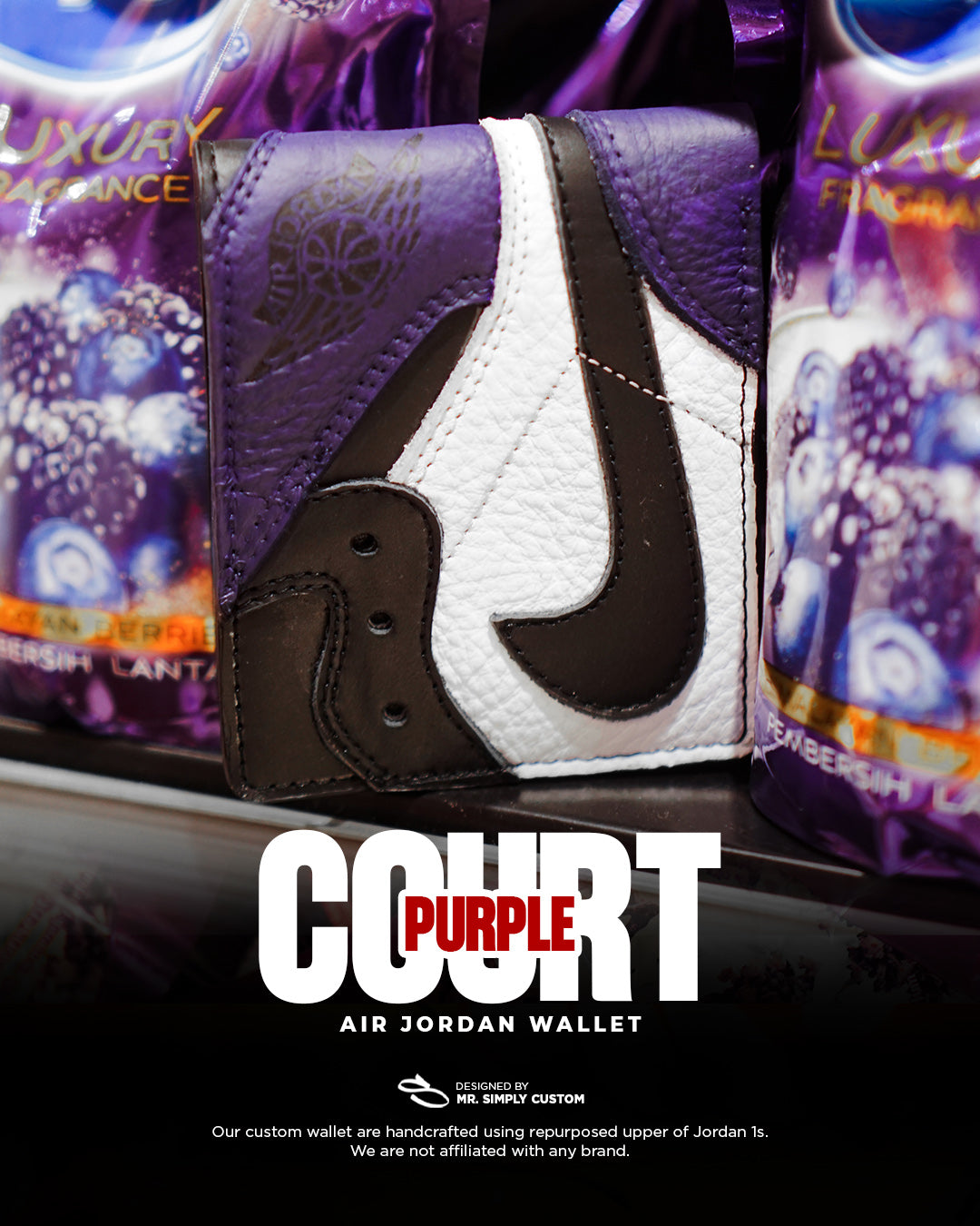 Court Purple - Air Jordan Wallet
