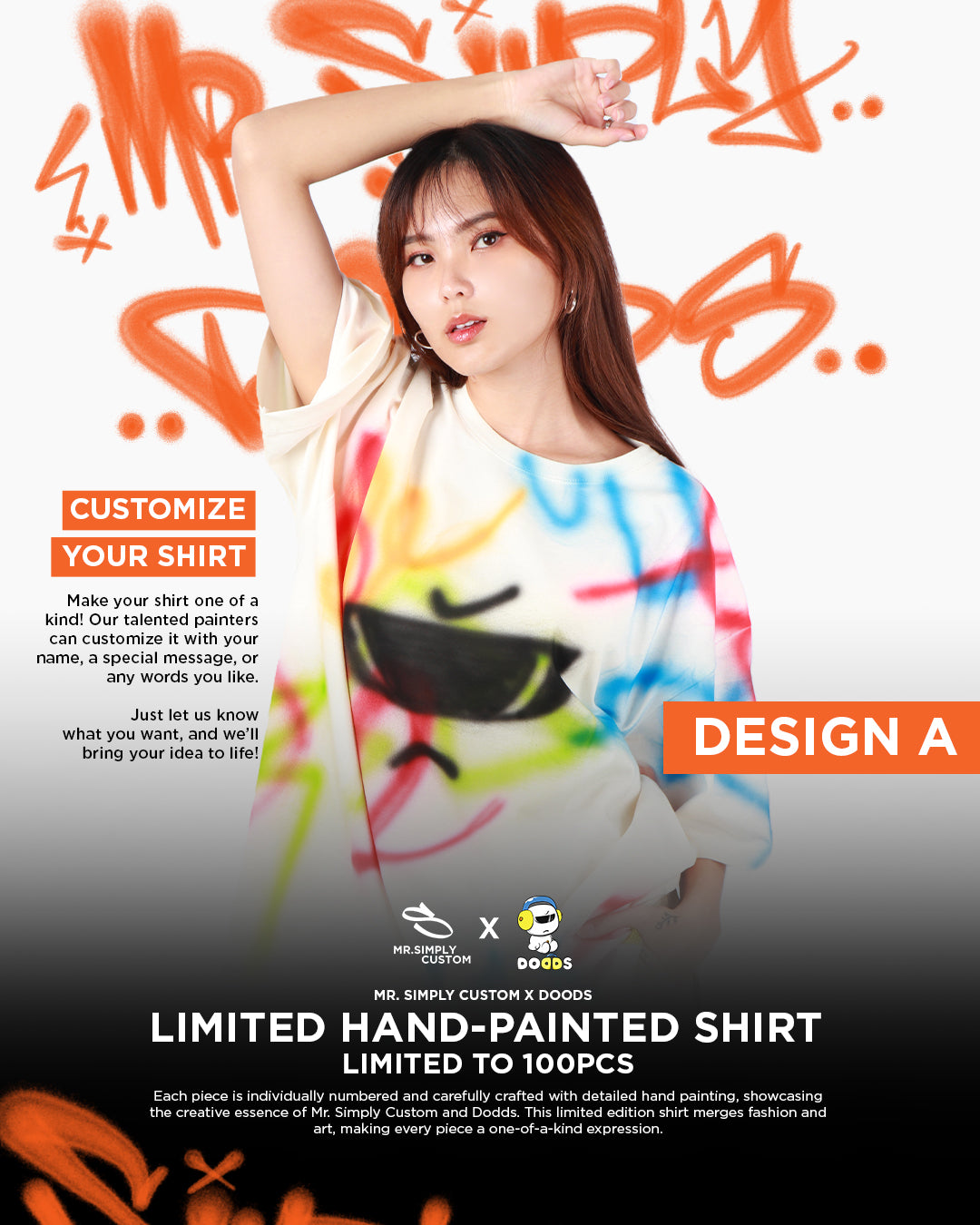 Mr. Simply Custom X Dodds limited oversized shirt
