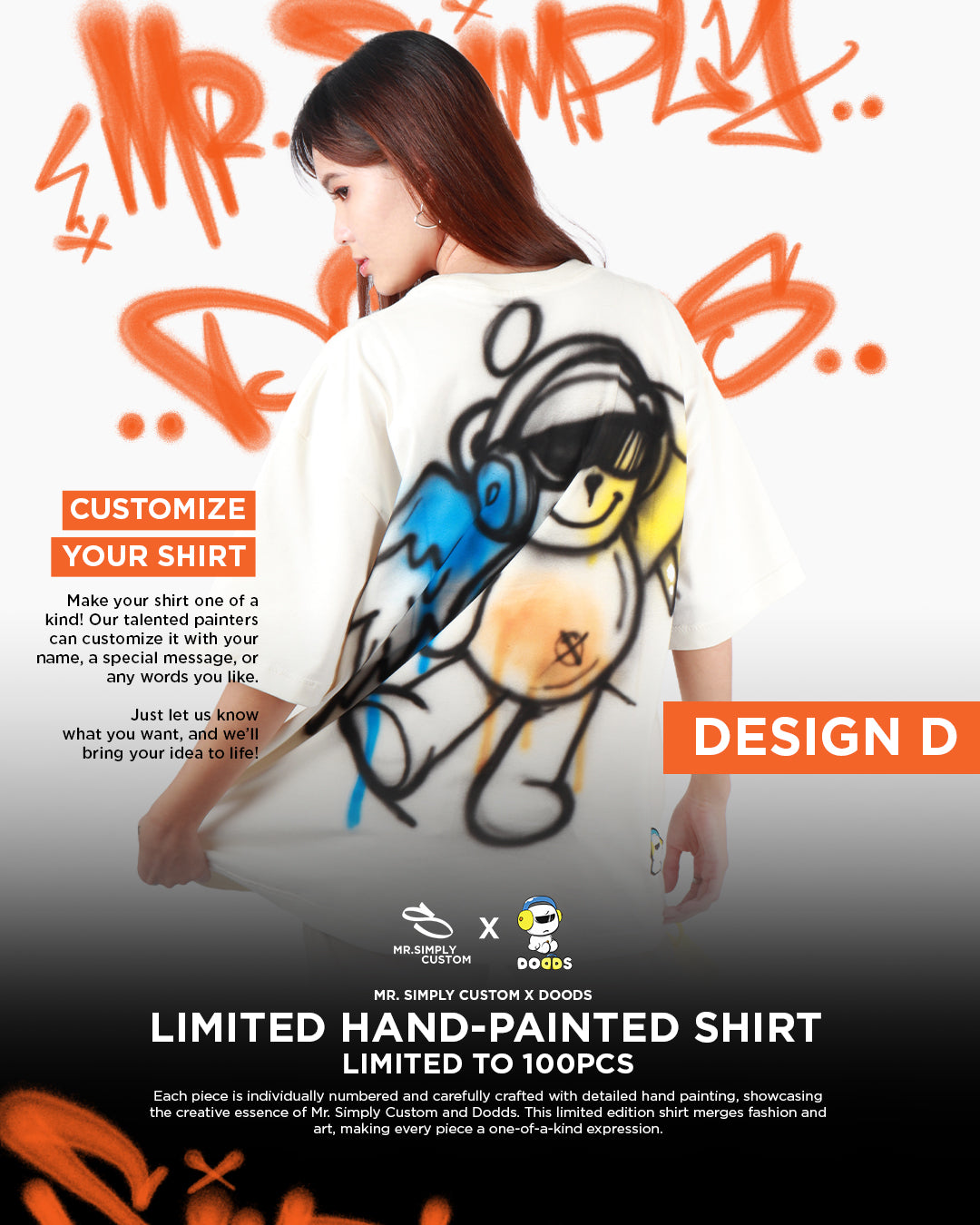 Mr. Simply Custom X Dodds limited oversized shirt