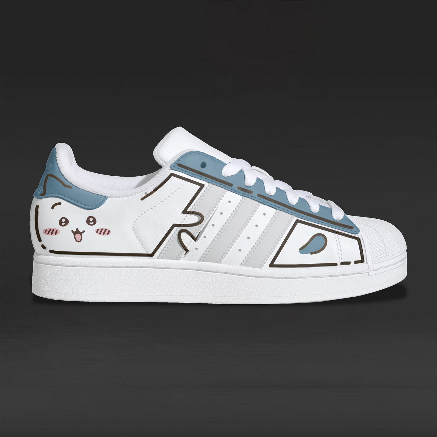 Hachiware V2 - Chiikawa - Adidas Superstar