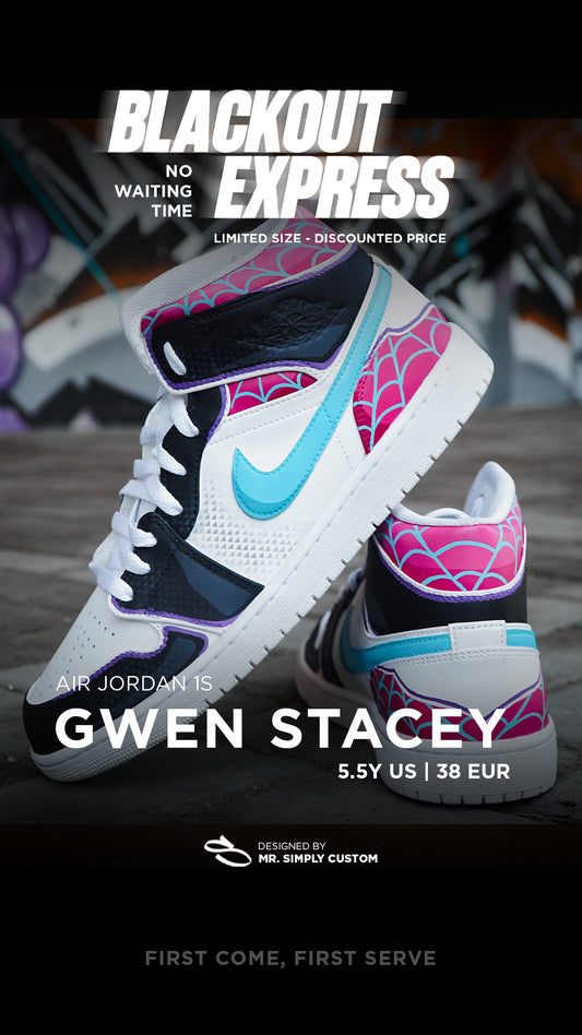 Gwen Stacey - Air Jordan 1s - 5.5Y US - Ready Stock