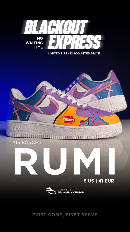 Rumi - Air Force 1 - 8 US - Ready Stock