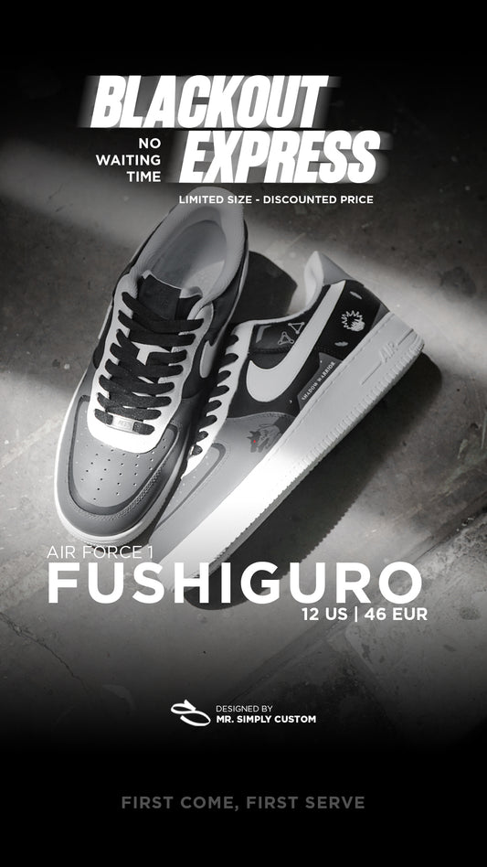 Fushiguro - Air Force 1 -12 US - Ready Stock
