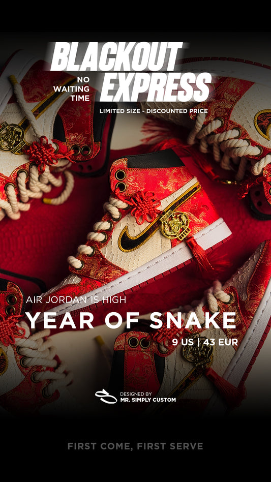 Year of Snake - Air Jordan 1s - 9 US - Ready Stock