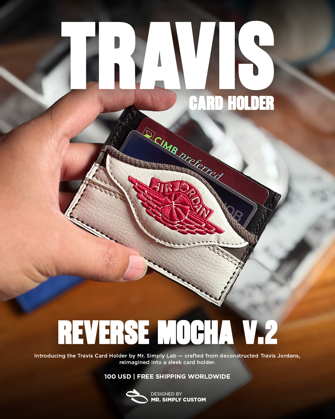Reverse Mocha - Travis Card Holder