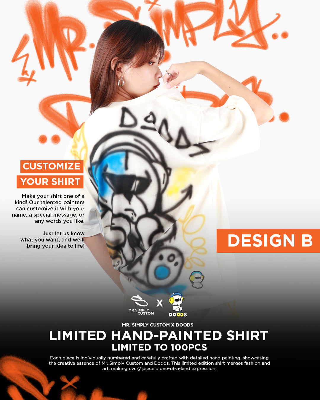 Mr. Simply Custom X Dodds limited oversized shirt