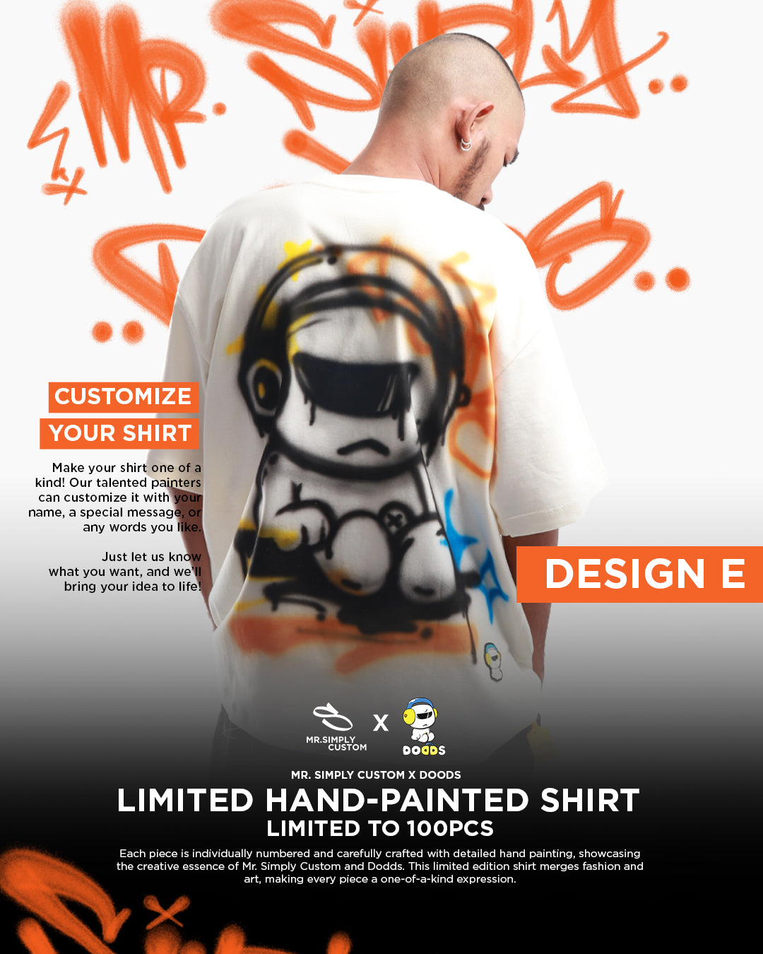 Mr. Simply Custom X Dodds limited oversized shirt