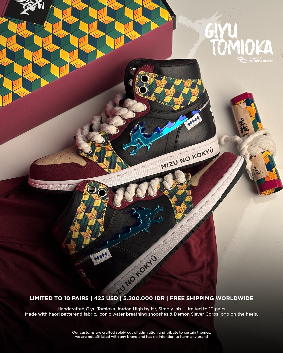Demon Slayer - Giyu Tomioka – Mr. Simply Custom